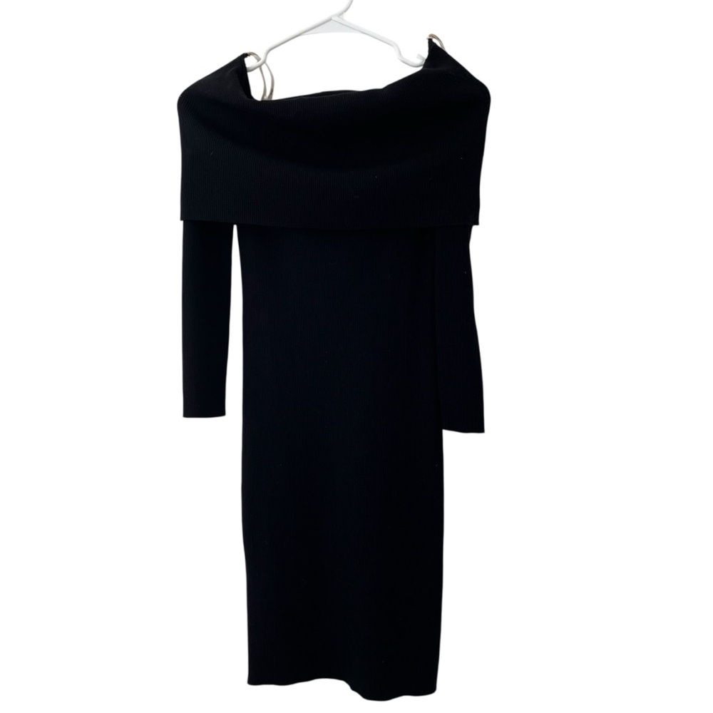 Aritzia Wilfred Off-Shoulder Sweater Dress